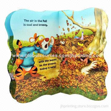 OEM Children's Book, Die-cut into Different Shapes, OEM Orders are Welcome